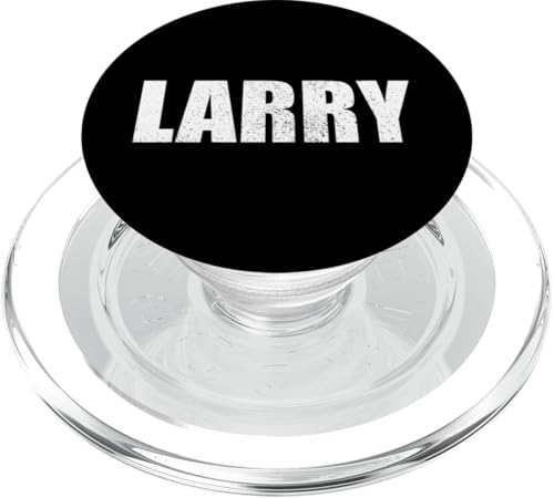 Larry Vorname Geburtstag Retro Papa Name personalisiert PopSockets PopGrip für MagSafe von First Name Gift male Retro Birthday Name Father