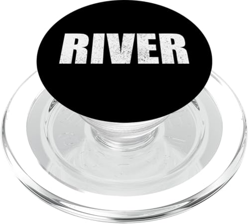 River Vorname Geburtstag Retro Papa Name personalisiert PopSockets PopGrip für MagSafe von First Name Gift male Retro Birthday Name Father