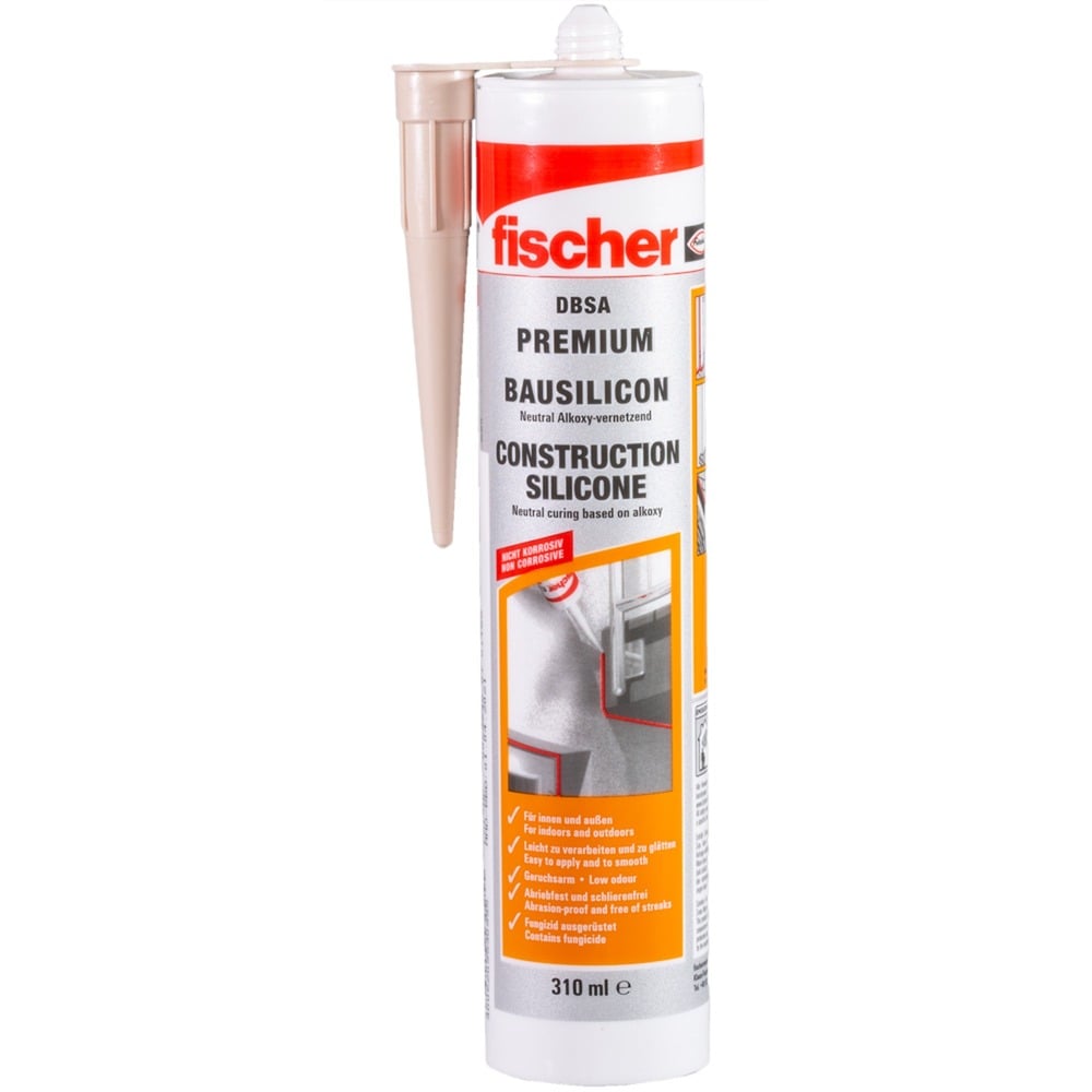 Bausilicon DBSA GR 310ml betongrau, Dichtmasse von Fischer