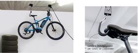 FISCHER Fahrrad-Lift PROFIPLUS, Tragkraft: 57 kg, schwarz f�r alle g�ngigen Fahrr�der und E-Bikes geeignet, dank - 1 St�ck (50387) von Fischer