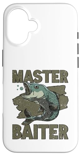 Master Baiter Fishing für Papa und Opa Hülle für iPhone 16 von Fishing Fisherman Design