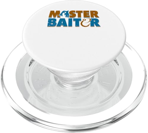 Master Baiter Fishing für Papa und Opa PopSockets PopGrip für MagSafe von Fishing Fisherman Design