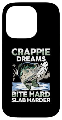 Hülle für iPhone 14 Pro Crappie Dreams von Fishing Fisherman Gift Idea