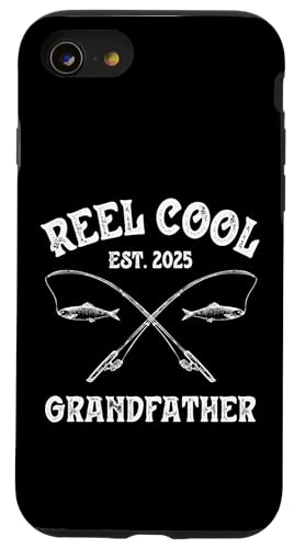 Hülle für iPhone SE (2020) / 7 / 8 Reel Cool Grandfather, Alter 2025, Fishing, Fischer, Angler von Fishing Way of Life