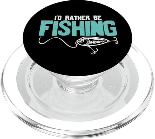 I'd Rather Be Fishing Fish Fisherman Fun Angler Geschenk PopSockets PopGrip für MagSafe von Fishing Way of Life