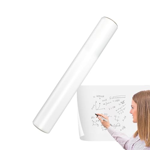 Whiteboard-Aufkleber – Whiteboard-Wandpapier, Trocken Abwischbarer Board-Aufkleber | Elektrostatisches, Nicht Klebendes Whiteboard-Papier, Abnehmbarer, Glatter Schreibtafel-Aufkleber, diiy-Papierfolie von Fisssure