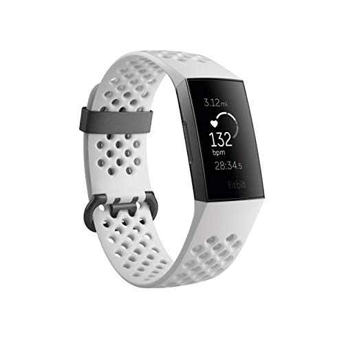 Fitbit Charge 3 Special Edition - Activity Tracker Graphite/White Silicone von Fitbit