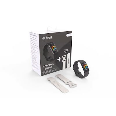 Fitbit Charge 5 Bundle Fitness-Tracker Schwarz von Fitbit