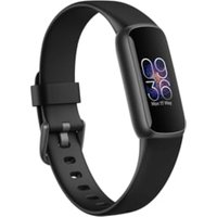Fitbit Luxe Gesundheits- und Fitness-Tracker schwarz mit schwarzem Armband von Fitbit