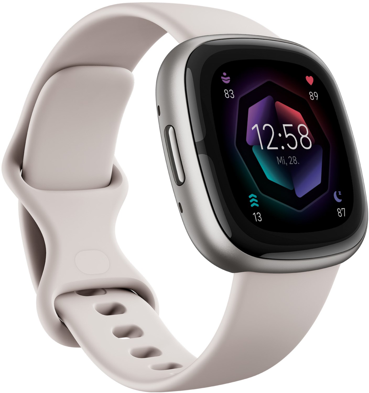 Sense 2 Smartwatch lunar white/platinum Sense 2 Smartwatch lunar white/platinum von Fitbit
