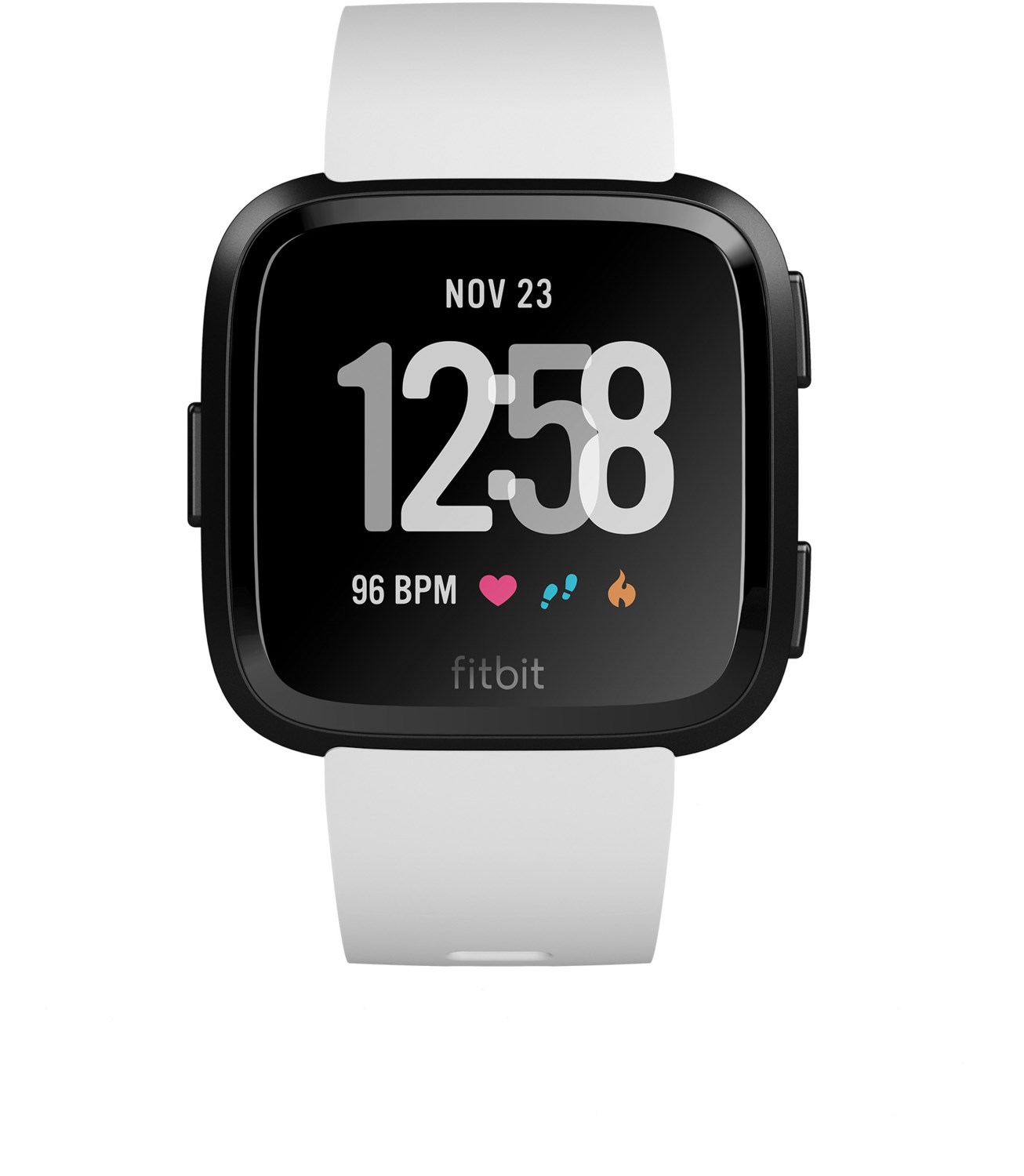 Versa Smartwatch white/black aluminium von Fitbit