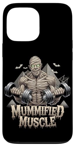 Hülle für iPhone 13 Pro Max Halloween Mummy Gym Workout Mumified Muscle von Fitness Training Halloween Costume Men Women Tees