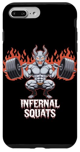 Hülle für iPhone 7 Plus/8 Plus Infernal Squats Devil Demon Halloween-Fitnesstraining von Fitness Training Halloween Costume Men Women Tees