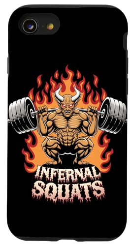 Hülle für iPhone SE (2020) / 7 / 8 Infernal Squats Devil Demon Halloween-Fitnesstraining von Fitness Training Halloween Costume Men Women Tees