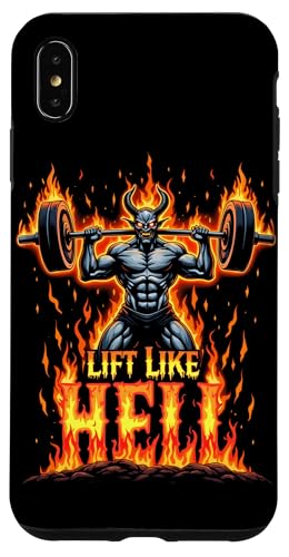 Hülle für iPhone XS Max Lift Like Hell Devil Demon Halloween-Fitnesstraining von Fitness Training Halloween Costume Men Women Tees