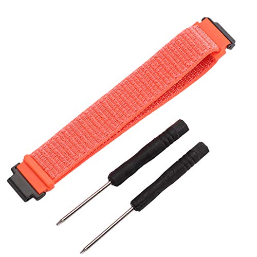 Fivetwofive Geeignet für 220Min 235 630 620 735 Uhr mit Nylon Loopback Strap Orange von Fivetwofive