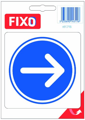Fixo EF16 Stickers 100 x 100 mm „Fahrtrichtung zwingend einhalten“ von Fixo