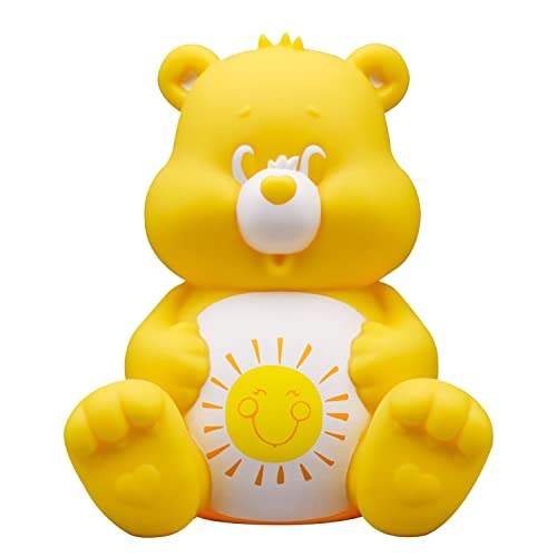 Fizz Creations Care Bears Stimmungslicht Funshine Bear Character Shaped Soft Glow Night Light Includes Iconic Care Bears Belly BadgeOfficially Licensed Care Bears Merchandise von Fizz Creations