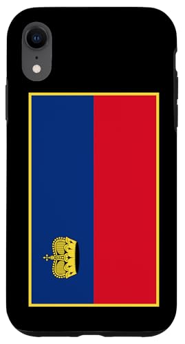 Hülle für iPhone XR Flagge Liechtensteins von Flags and Symbols