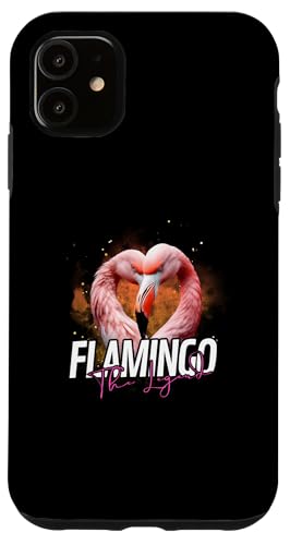 Hülle für iPhone 11 Flamingo The Legend Realistisch von Flamingo Pink animal Bird Wing Beak feathers leg