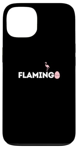 Hülle für iPhone 13 Flamingo mit Ei von Flamingo Pink animal Bird Wing Beak feathers leg