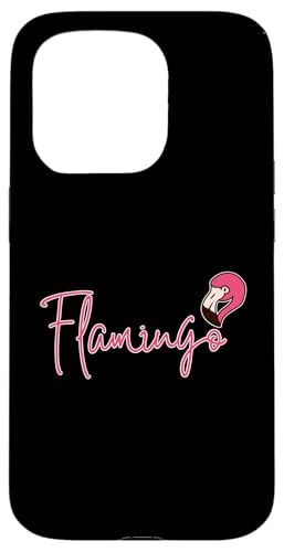 Hülle für iPhone 15 Pro Flamingo mit Flamingo-Kopf-Logo von Flamingo Pink animal Bird Wing Beak feathers leg