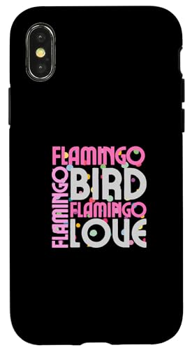 Hülle für iPhone X/XS Flamingo Vogel Flamingo Liebe von Flamingo Pink animal Bird Wing Beak feathers leg