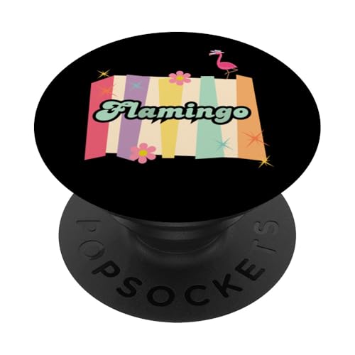 Verspielter Flamingo PopSockets Klebender PopGrip von Flamingo Pink animal Bird Wing Beak feathers leg