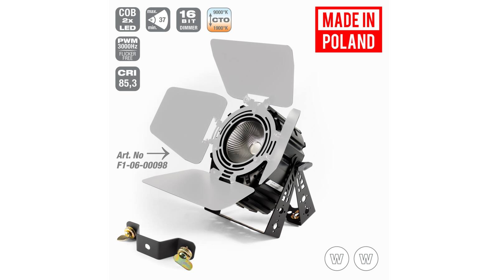 Flash PAR64 LED P250 WW 22/5200K von Flash