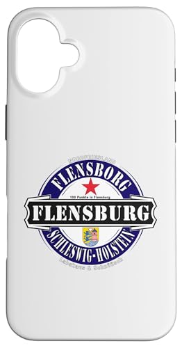 Hülle für iPhone 16 Plus Flensburg Meer Schleswig-Holstein Ostsee Bier Fischbrötchen von Flensburg Meer Norden Digga Norddeutschland