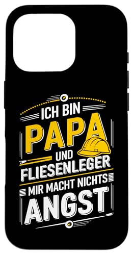 Hülle für iPhone 16 Pro Baustelle Handwerker Fliesenlegermeister Fliese von Fliesenleger & Fliesenlegermeister Geschenke