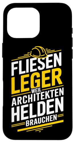 Hülle für iPhone 16 Pro Max Fliesenlegermeister Fliesenleger Fliese Handwerker Baustelle von Fliesenleger & Fliesenlegermeister Geschenke