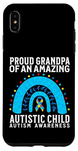 Autism Grandpa Autism Awareness Support Autism Gifts Grandpa Hülle für iPhone XS Max von Flo Design Autism Awareness Clothes