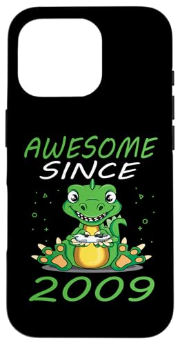 16 Years Old Awesome Since 2009 16th Birthday Gifts 16 Bday Hülle für iPhone 16 Pro von Flo Design Birthday Apparel