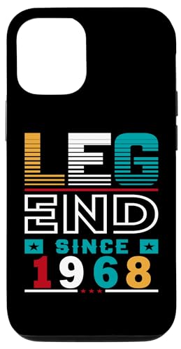 57 Years Old Gifts Men Women Legend Since 1968 57th Birthday Hülle für iPhone 12/12 Pro von Flo Design Birthday Apparel