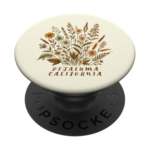 Petaluma CA - Cozy Petaluma California Floral PopSockets Klebender PopGrip von Floral California