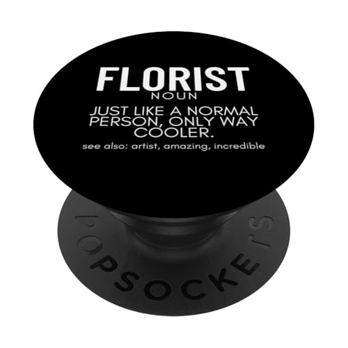 Floristendefinition Lustiger Florist PopSockets Klebender PopGrip von Floral Designer Funny Plant Lover