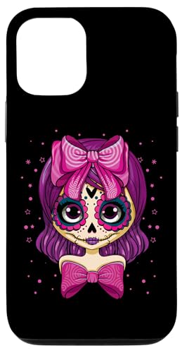 Hülle für iPhone 14 Gruselige Mädchenseelen Tag der Toten Dia De Los Muertos Halloween von Floral Mexican Halloween Día De Los Muertos Gift