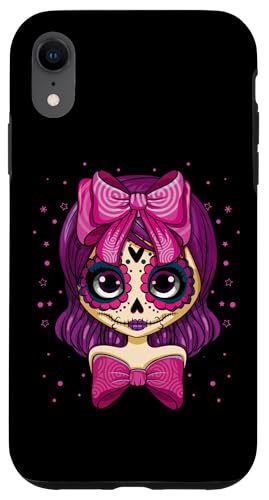 Hülle für iPhone XR Gruselige Mädchenseelen Tag der Toten Dia De Los Muertos Halloween von Floral Mexican Halloween Día De Los Muertos Gift