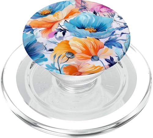 Blumenstrauß Blumenmuster mit Wildblumen Süße Blume PopSockets PopGrip für MagSafe von Floral Pattern with Wildflower & Plant Design