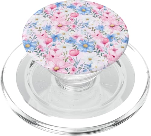 Blumenstrauß Blumenmuster mit Wildblumen Süße Blume PopSockets PopGrip für MagSafe von Floral Pattern with Wildflower & Plant Design