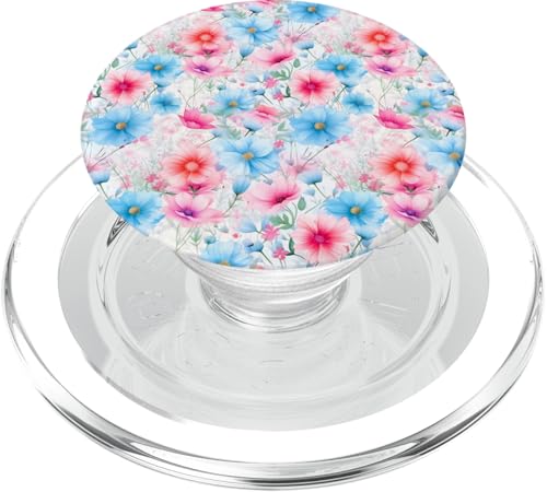 Blumenstrauß Blumenmuster mit Wildblumen Süße Blume PopSockets PopGrip für MagSafe von Floral Pattern with Wildflower & Plant Design