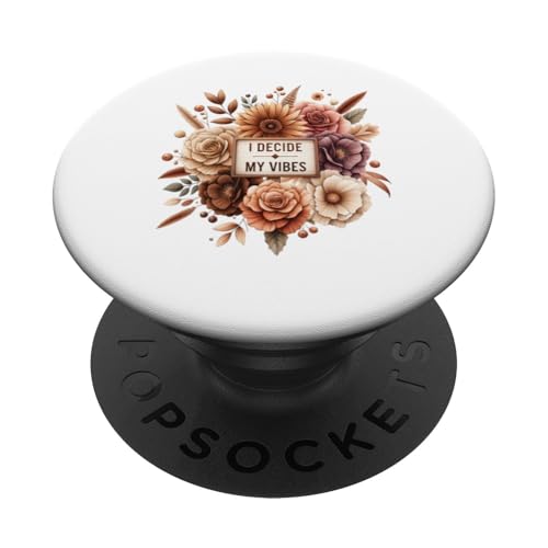 Von der Natur inspirierte, lebendige Blume, von der Natur inspiriert, für Damen und Kinder PopSockets Klebender PopGrip von Floral Wildflower Nature inspired .Co