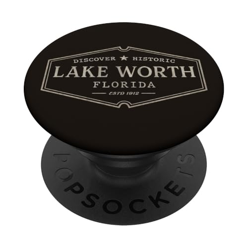 Lake Worth Florida | Historisch von Lake Worth FL PopSockets Klebender PopGrip von Florida Standard Apparel Co.