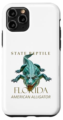 Hülle für iPhone 11 Pro Amerikanischer Alligator aus dem Florida-Territorium von Florida Territory Symbols Gifts & Tees taiche