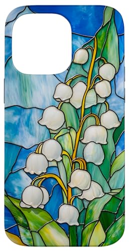 Hülle für iPhone 14 Pro Max Maiglöckchen, Buntglas-Stil, Blumen und Blumen von Flower Lovers Gift Ideas For Women & Girls