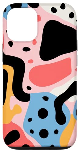 Hülle für iPhone 15 Pro Niedliche Ameisen abstrakte Muster Malerei Grafiken von Flower Pattern Floral Pattern Lovers