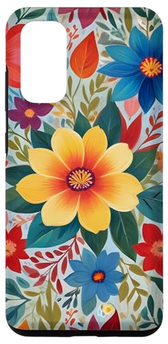 Hülle für Galaxy S20 Mexikanische Volkskunst Blumenstickmuster Heritage Otomi von Flowers Mexican Folk Art Floral Embroidery Pattern