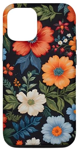 Hülle für iPhone 13 Mexikanische Volkskunst Blumenstickmuster Heritage Otomi von Flowers Mexican Folk Art Floral Embroidery Pattern