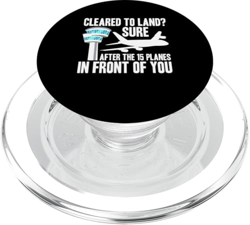 Cleared To Land? Air Traffic Controller PopSockets PopGrip für MagSafe von Fluglotse Flugverkehrsleiter Designs Idee